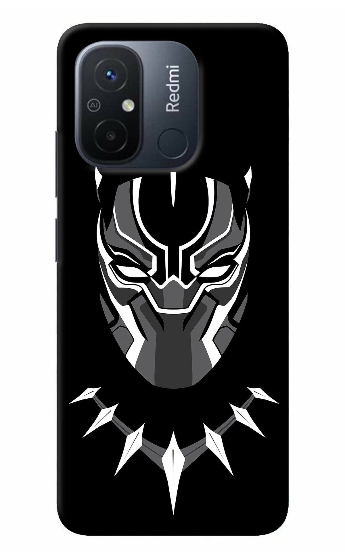 Black Panther Redmi 12C Back Cover