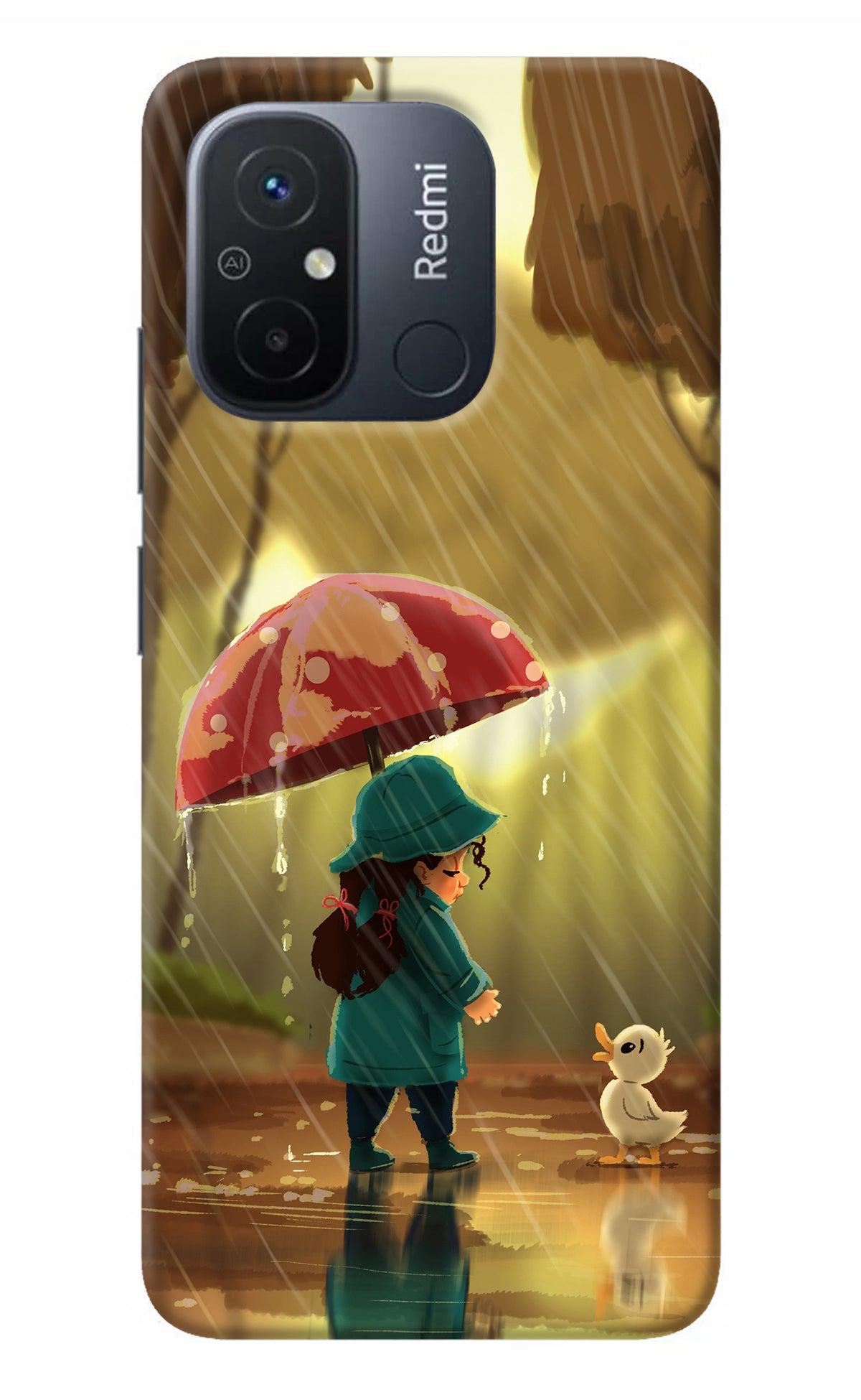 Rainy Day Redmi 12C Back Cover