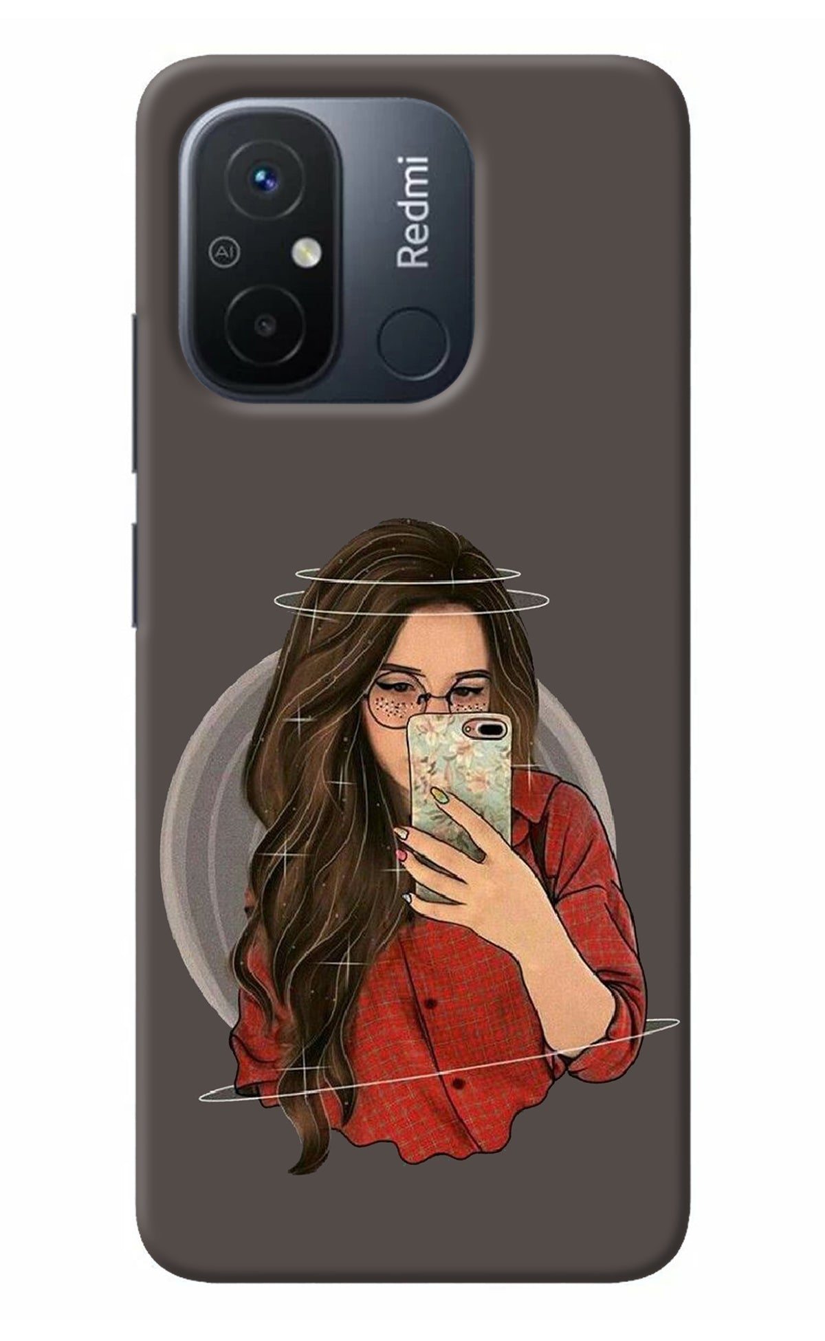 Selfie Queen Redmi 12C Back Cover