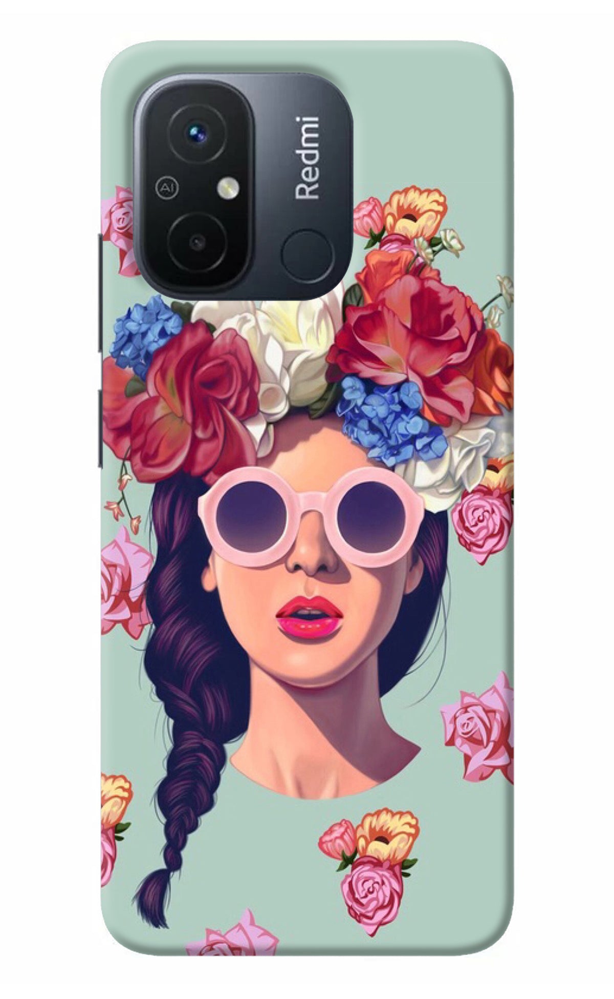 Pretty Girl Redmi 12C Back Cover