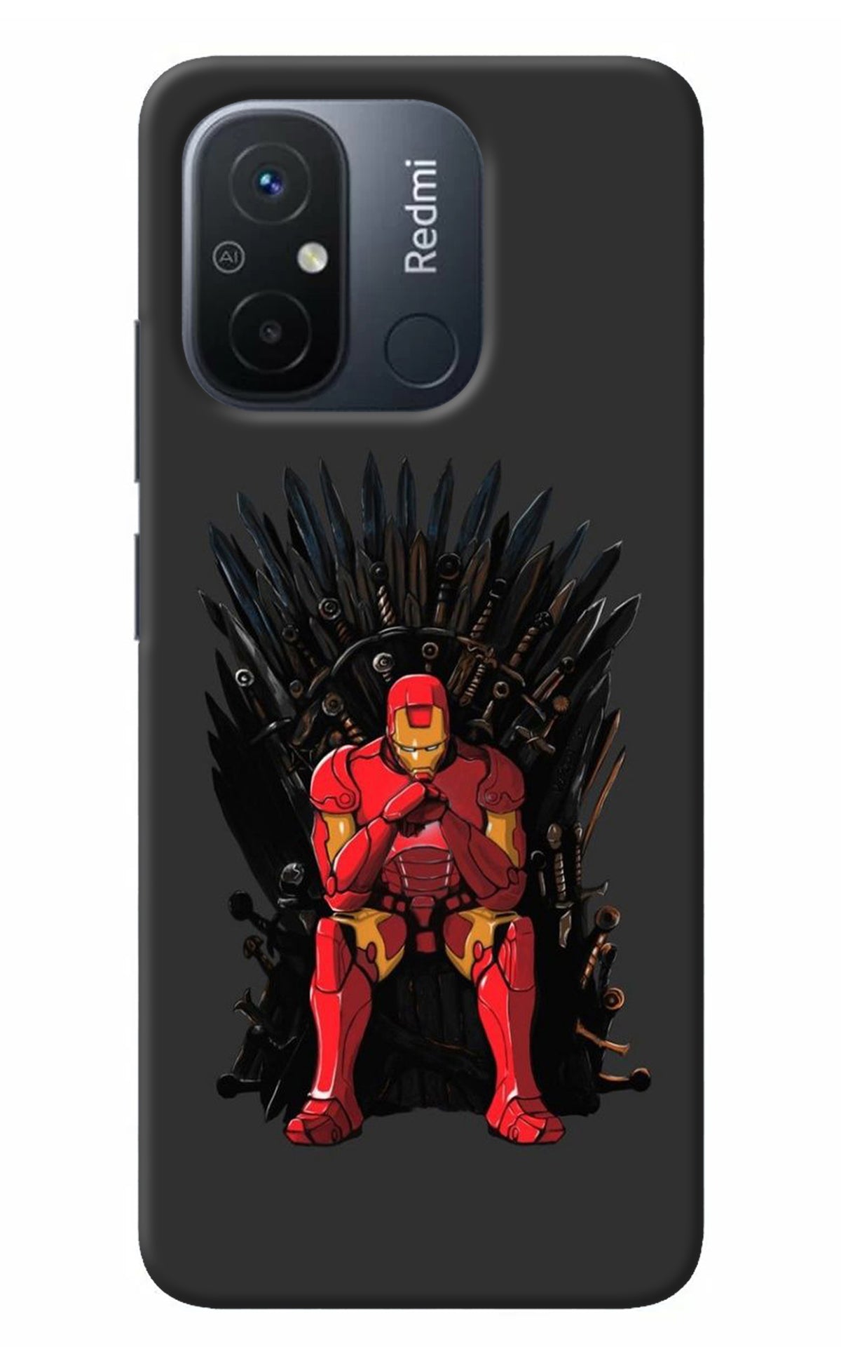 Ironman Throne Redmi 12C Back Cover