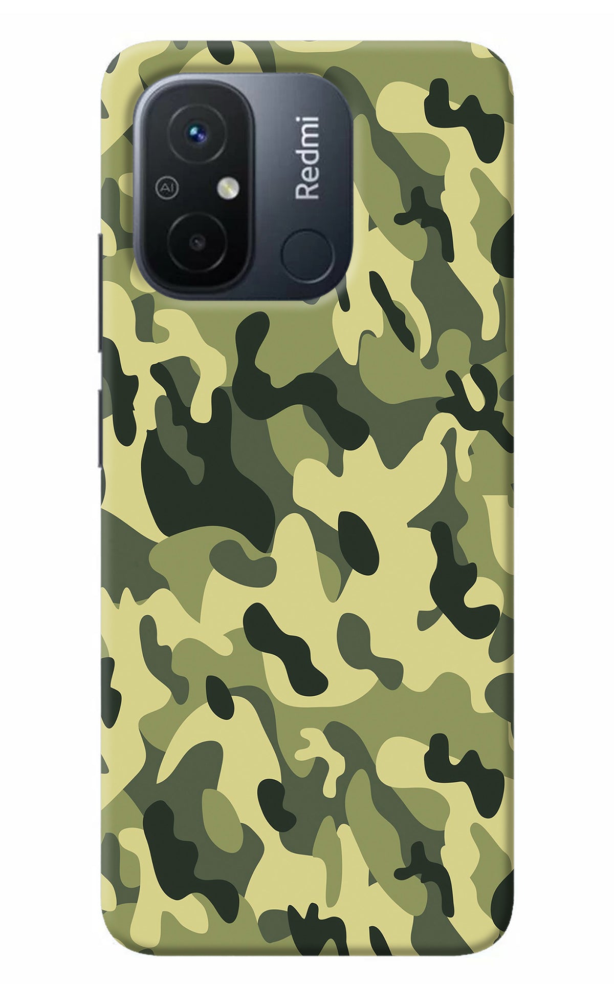 Camouflage Redmi 12C Back Cover