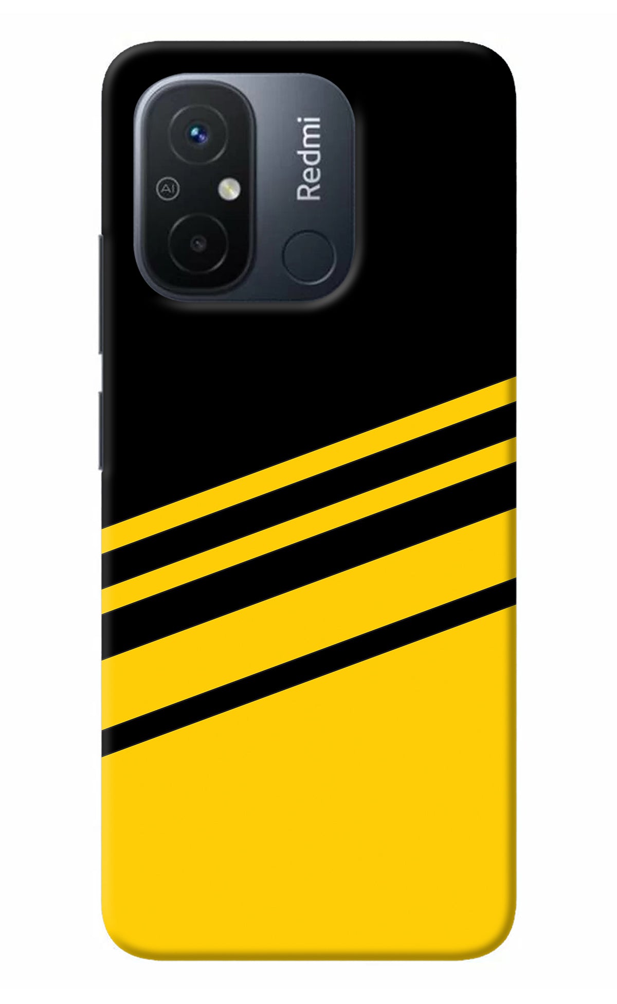 Yellow Shades Redmi 12C Back Cover