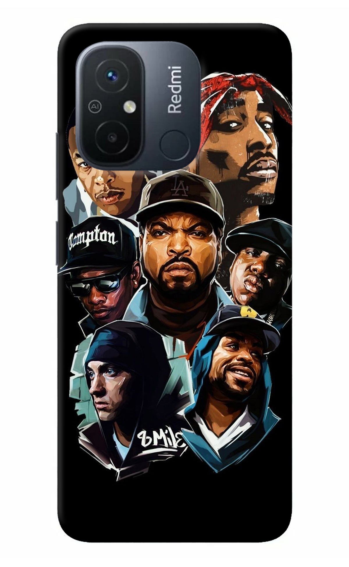 Rappers Redmi 12C Back Cover