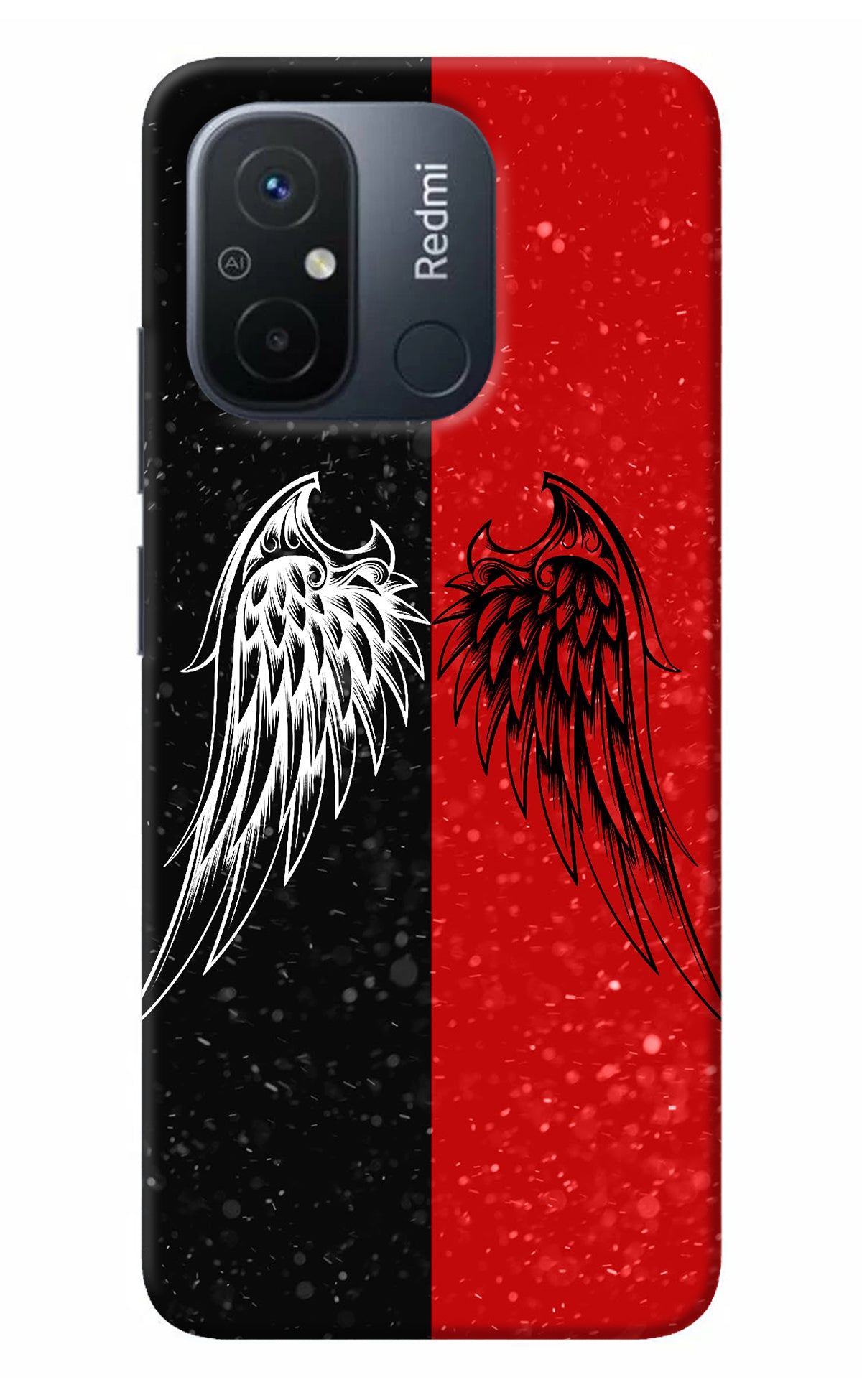 Wings Redmi 12C Back Cover