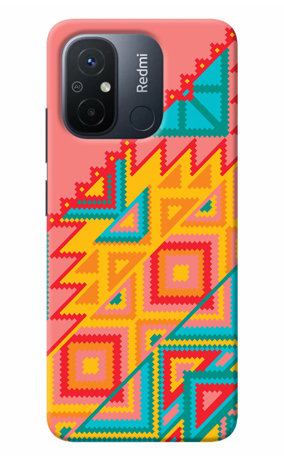 Aztec Tribal Redmi 12C Back Cover