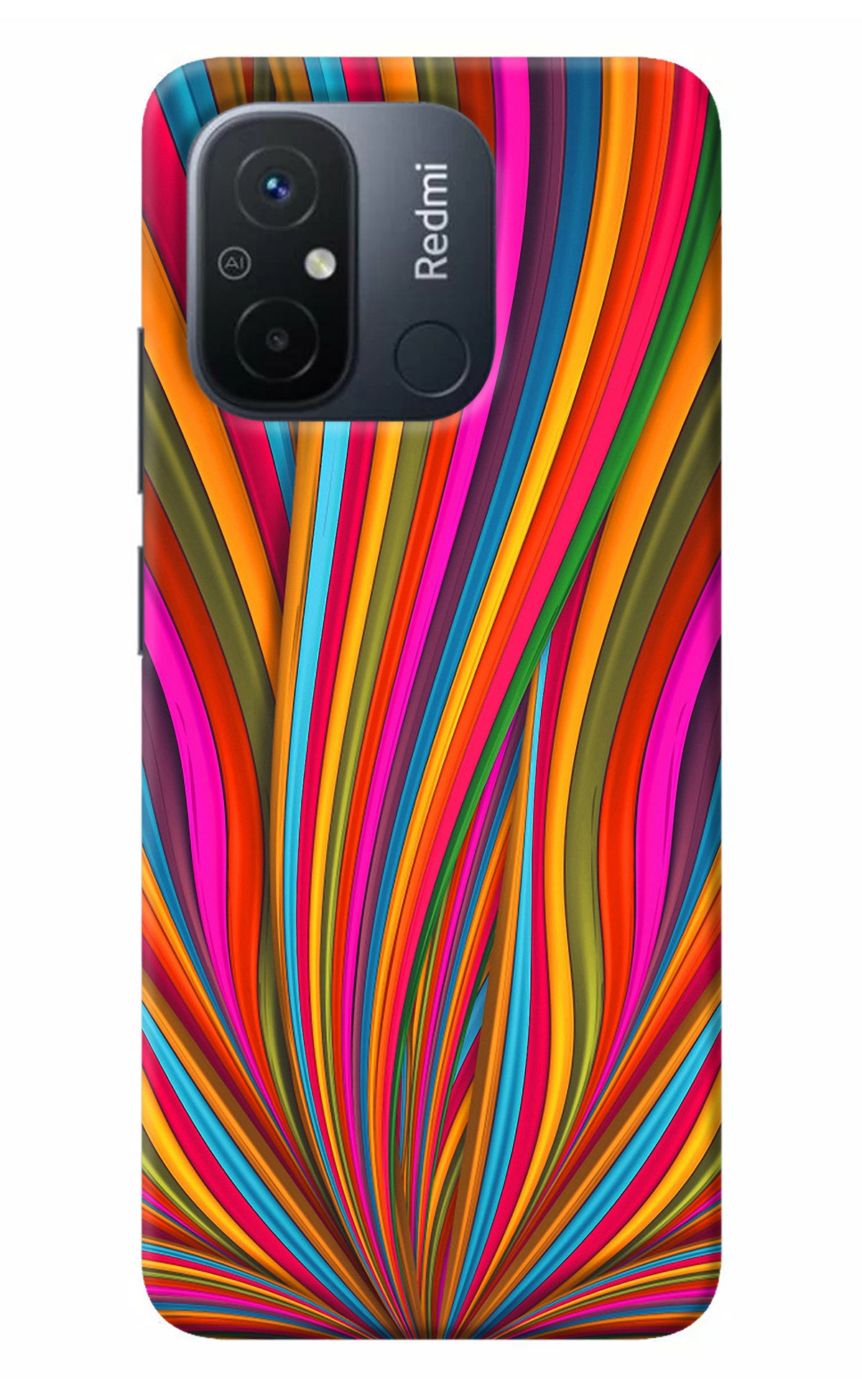 Trippy Wavy Redmi 12C Back Cover