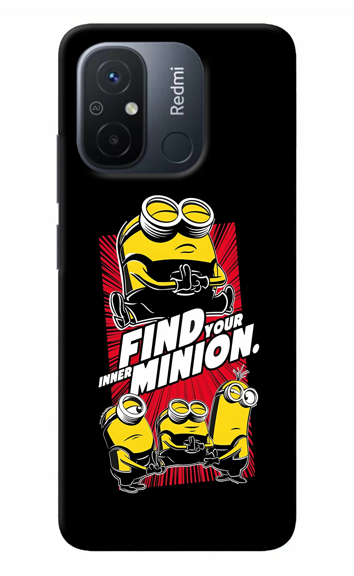 Find your inner Minion Redmi 12C Back Cover