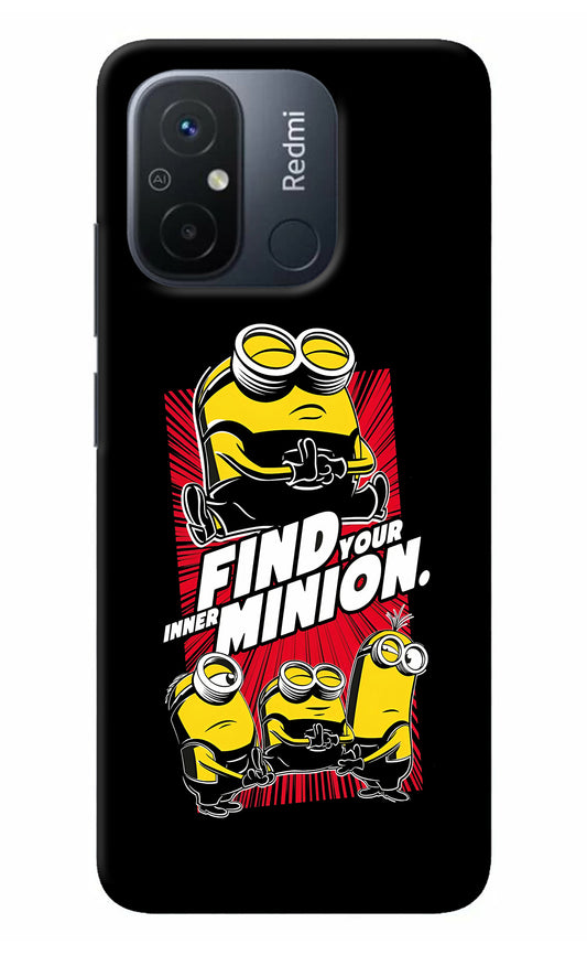 Find your inner Minion Redmi 12C Back Cover