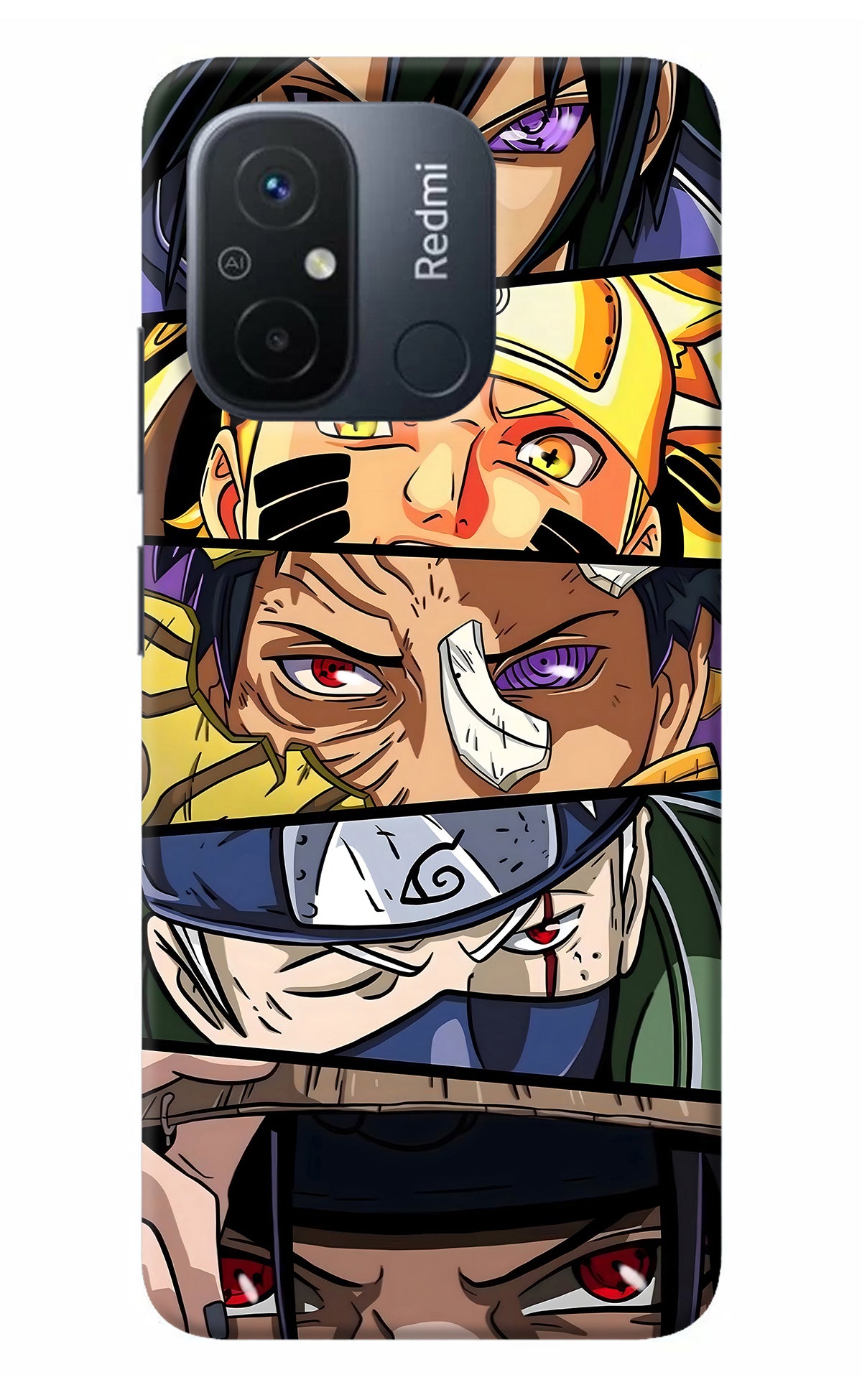 Naruto Character Redmi 12C Back Cover