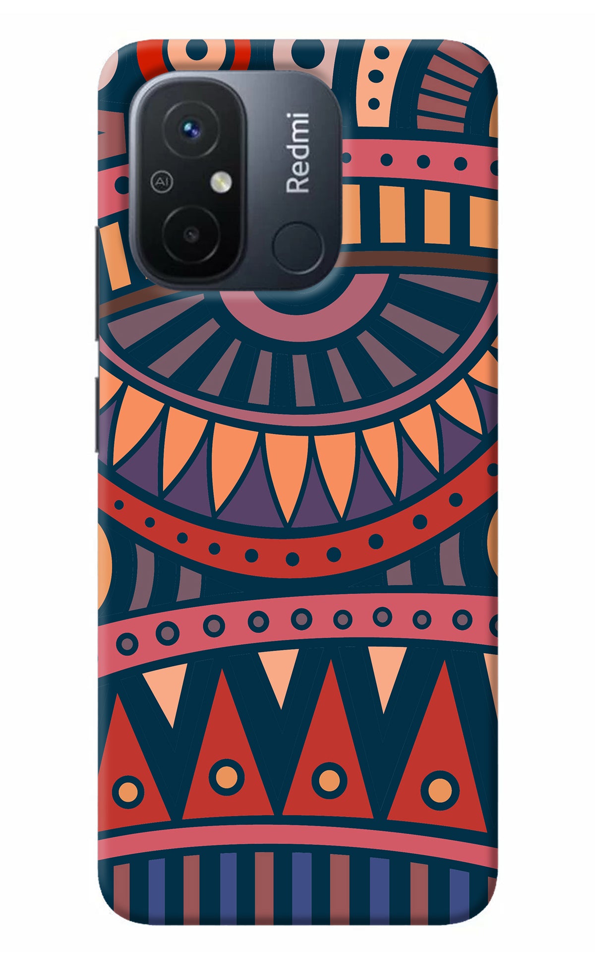 African Culture Design Redmi 12C Back Cover