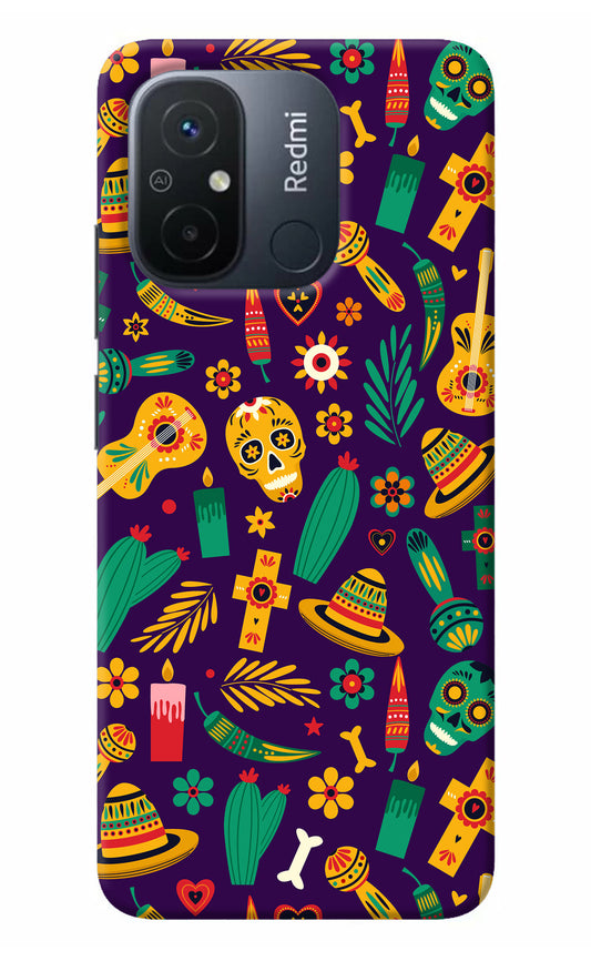 Mexican Artwork Redmi 12C Back Cover