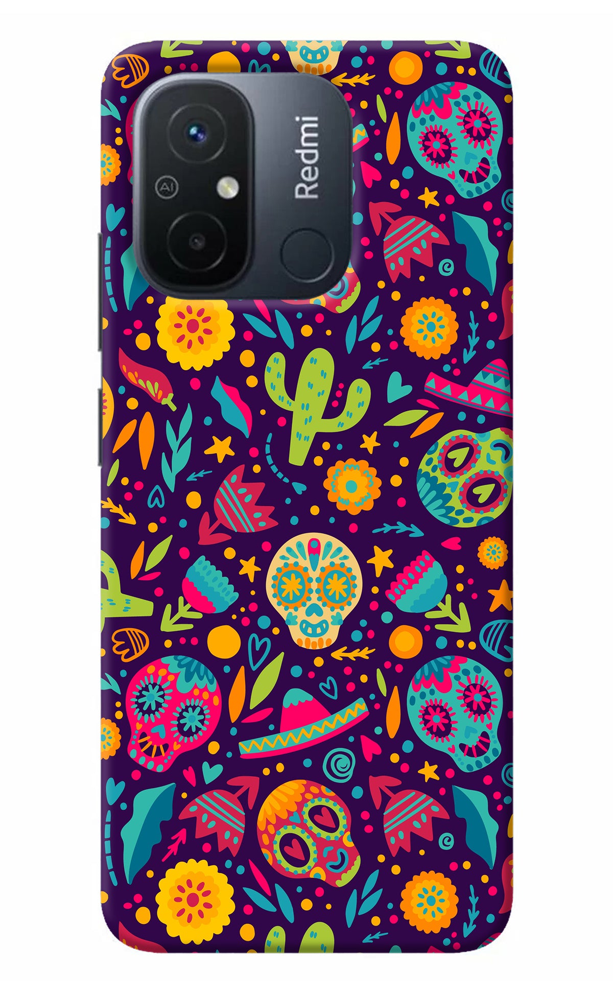 Mexican Design Redmi 12C Back Cover