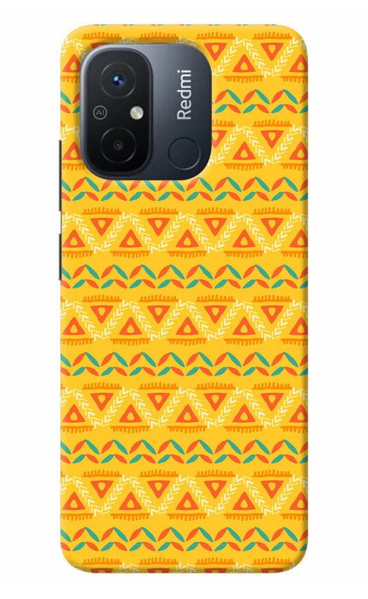 Tribal Pattern Redmi 12C Back Cover