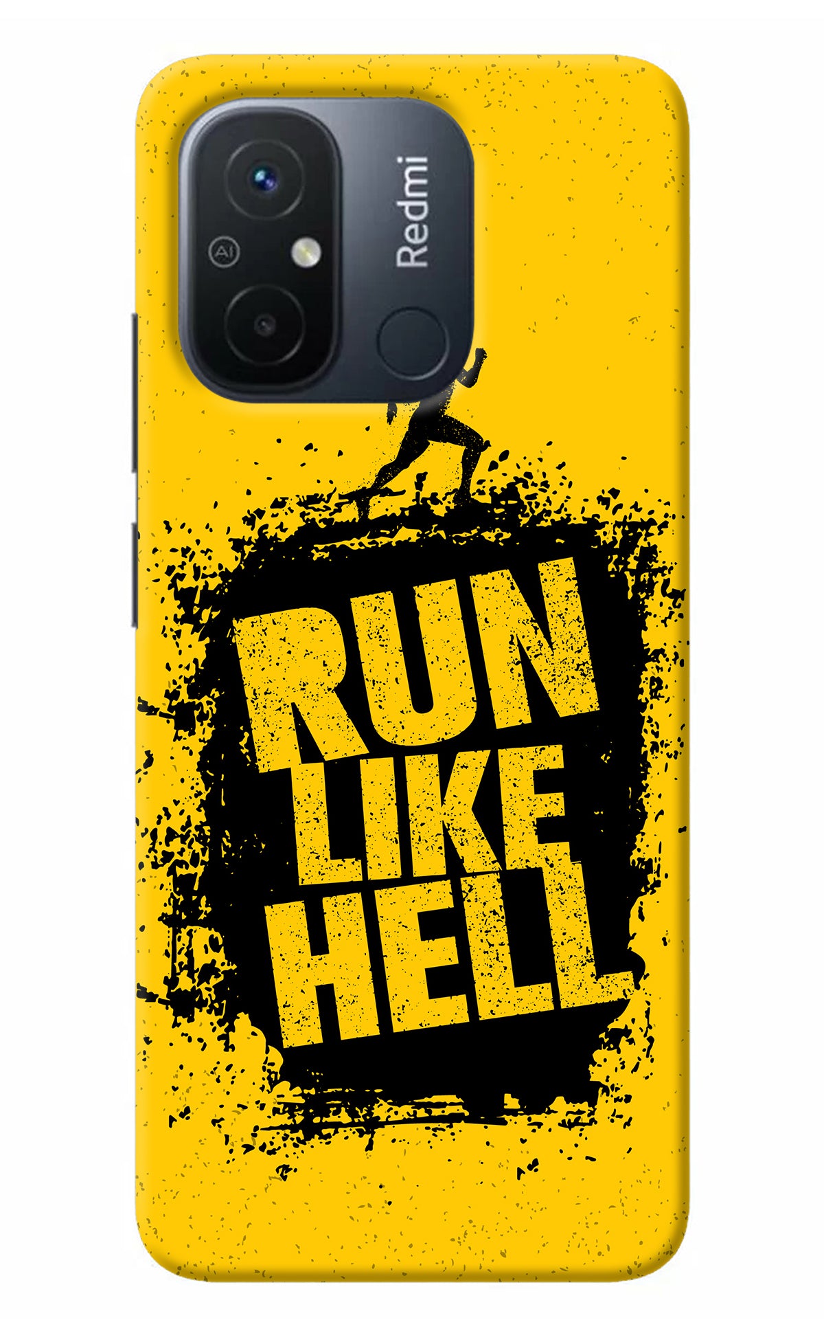 Run Like Hell Redmi 12C Back Cover