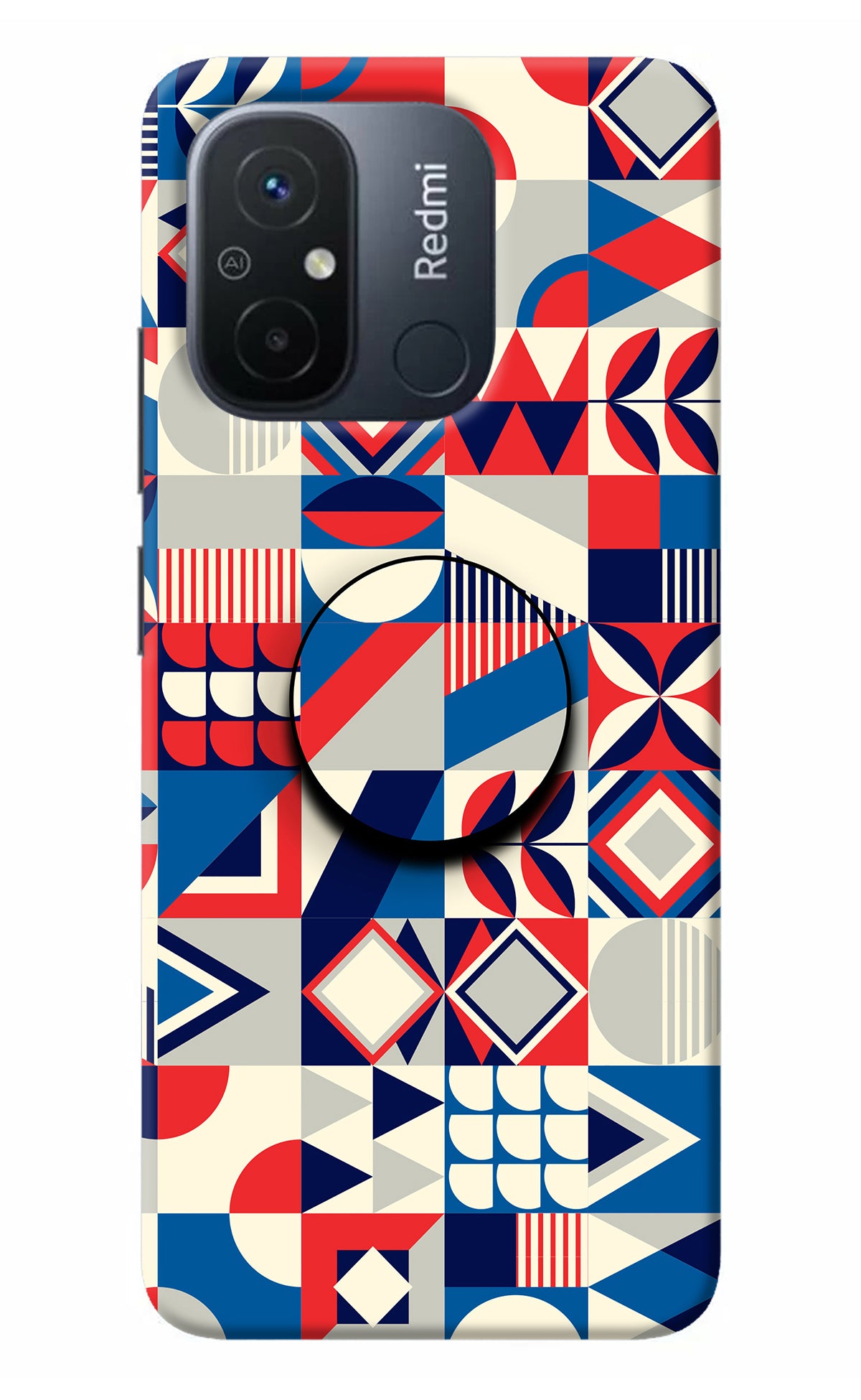 Colorful Pattern Redmi 12C Pop Case