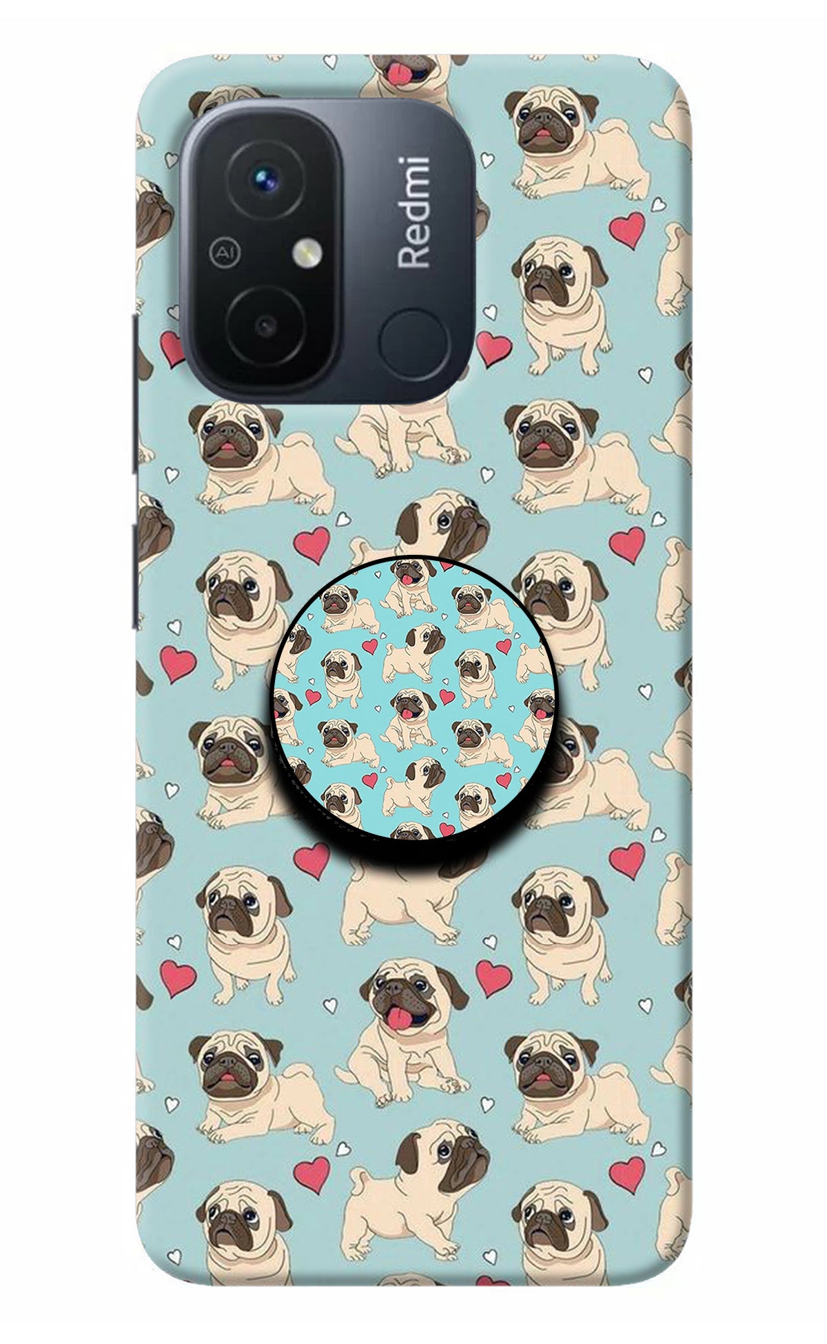 Pug Dog Redmi 12C Pop Case