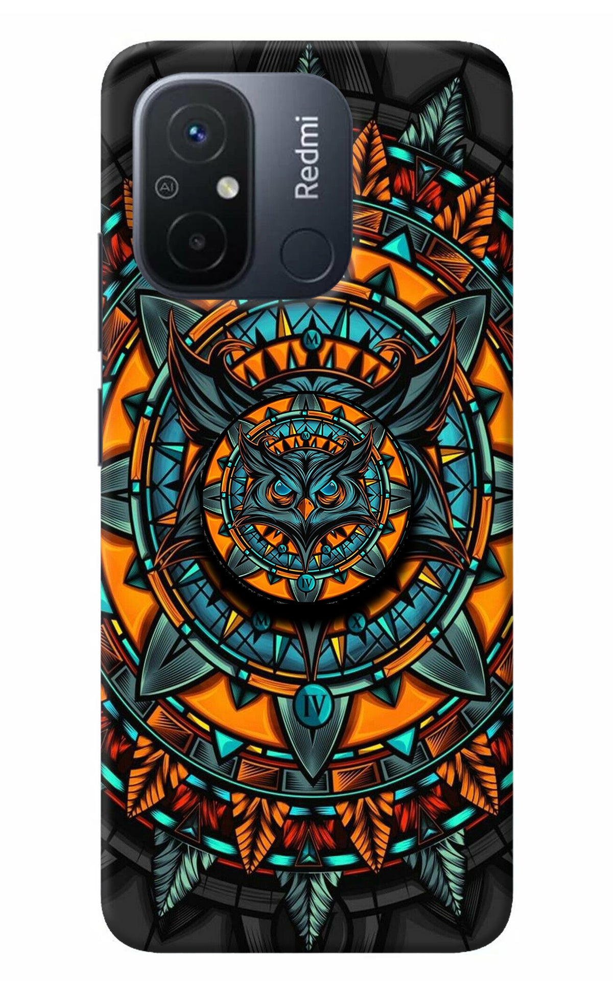 Angry Owl Redmi 12C Pop Case