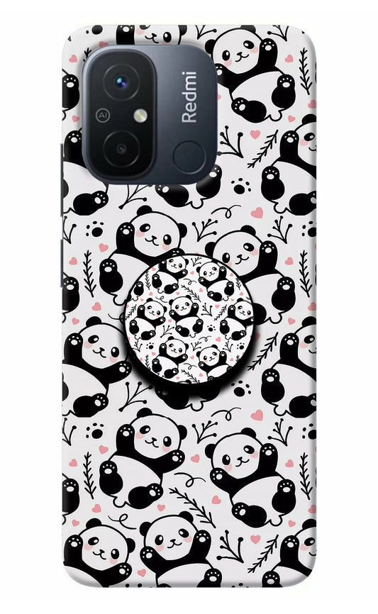Cute Panda Redmi 12C Pop Case