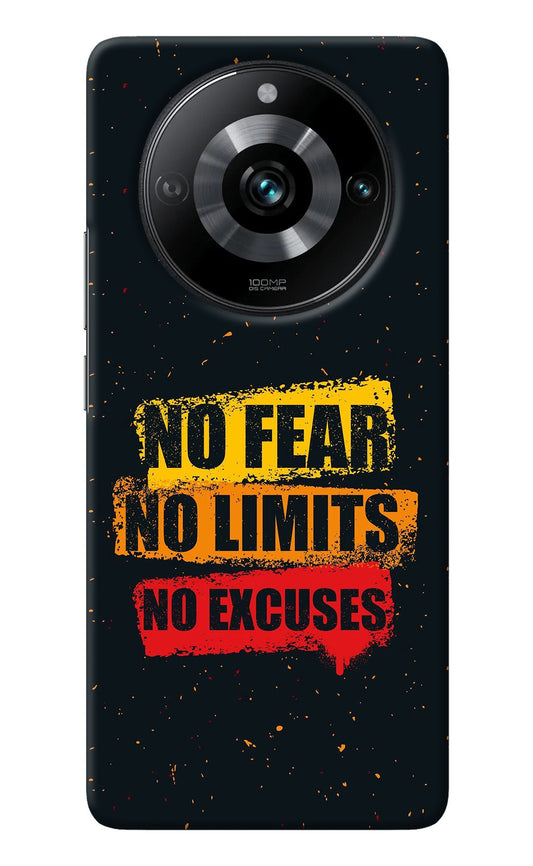 No Fear No Limits No Excuse Realme 11 Pro/Pro+ 5G Back Cover