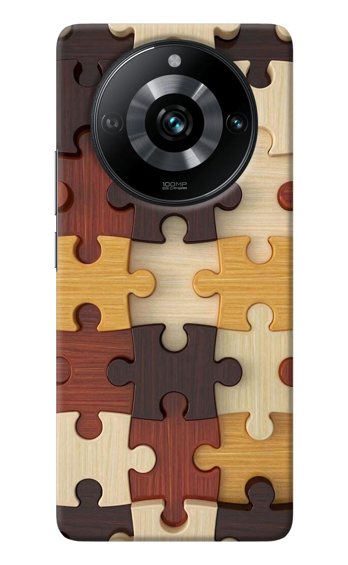 Wooden Puzzle Realme 11 Pro/Pro+ 5G Back Cover