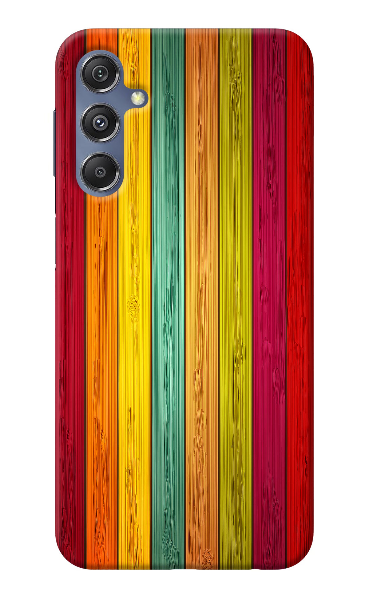 Multicolor Wooden Samsung M34 5G/F34 5G Back Cover