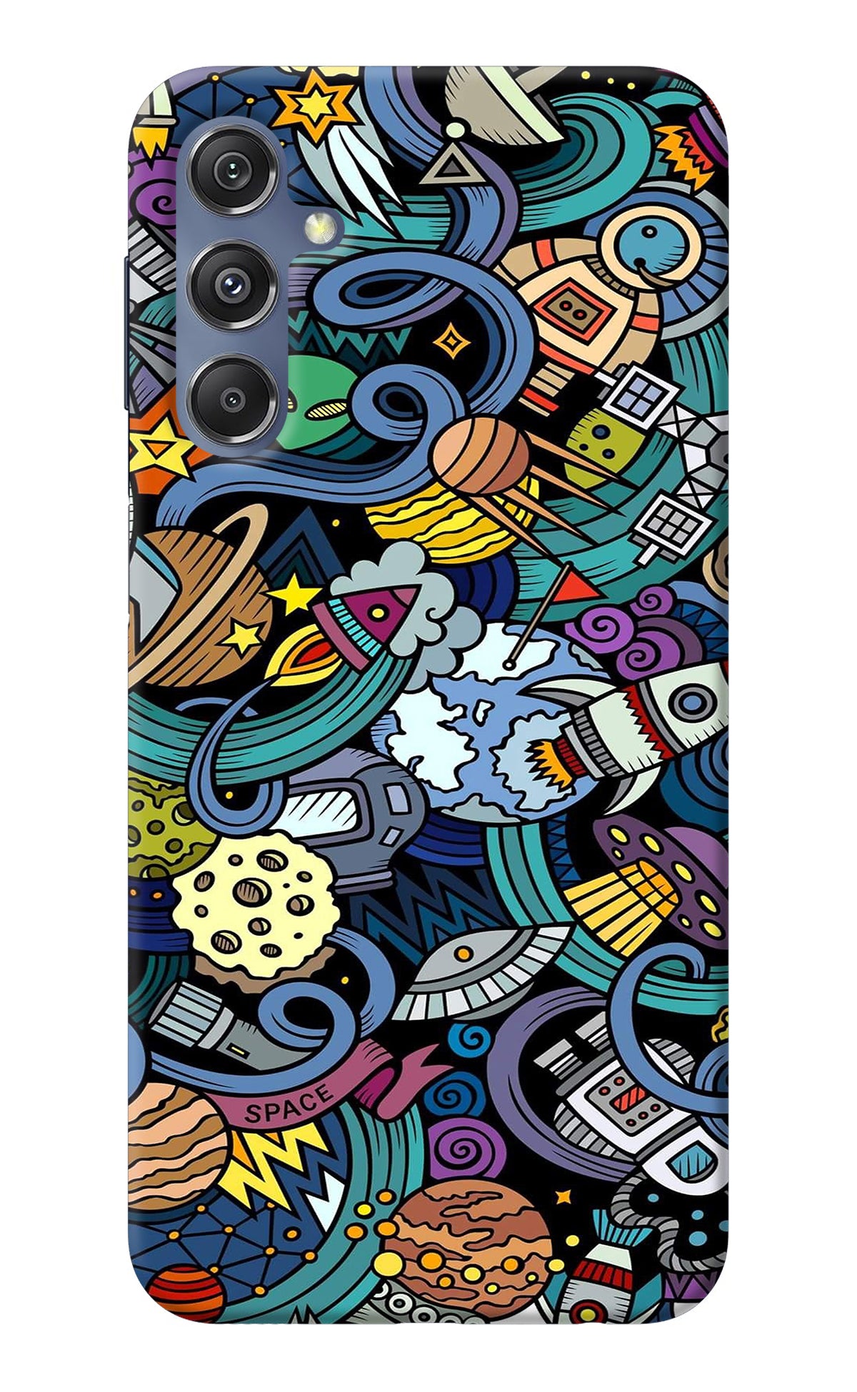 Space Abstract Samsung M34 5G/F34 5G Back Cover
