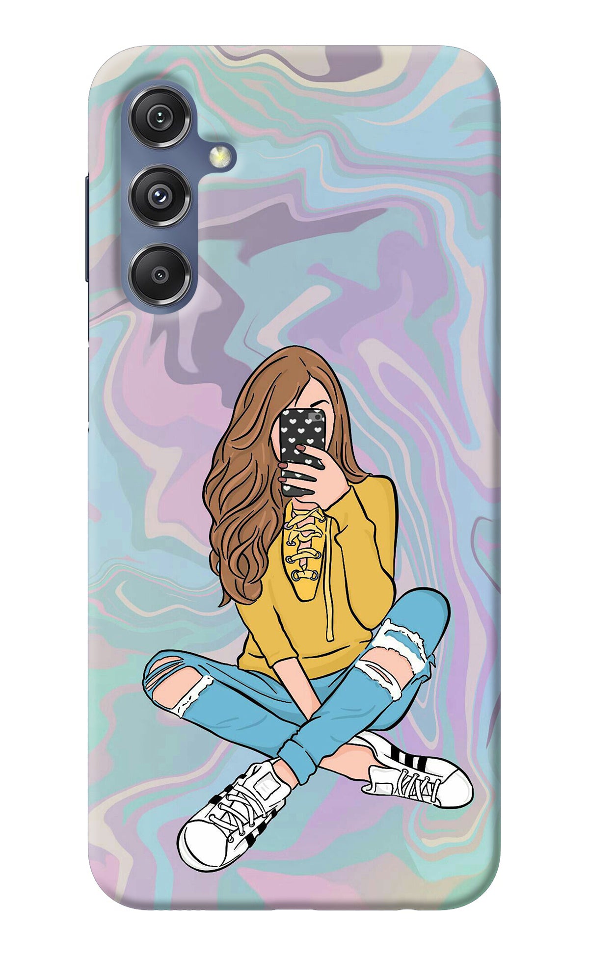 Selfie Girl Samsung M34 5G/F34 5G Back Cover