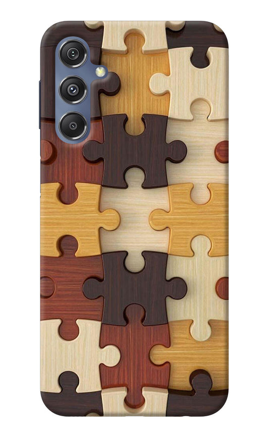 Wooden Puzzle Samsung M34 5G/F34 5G Back Cover