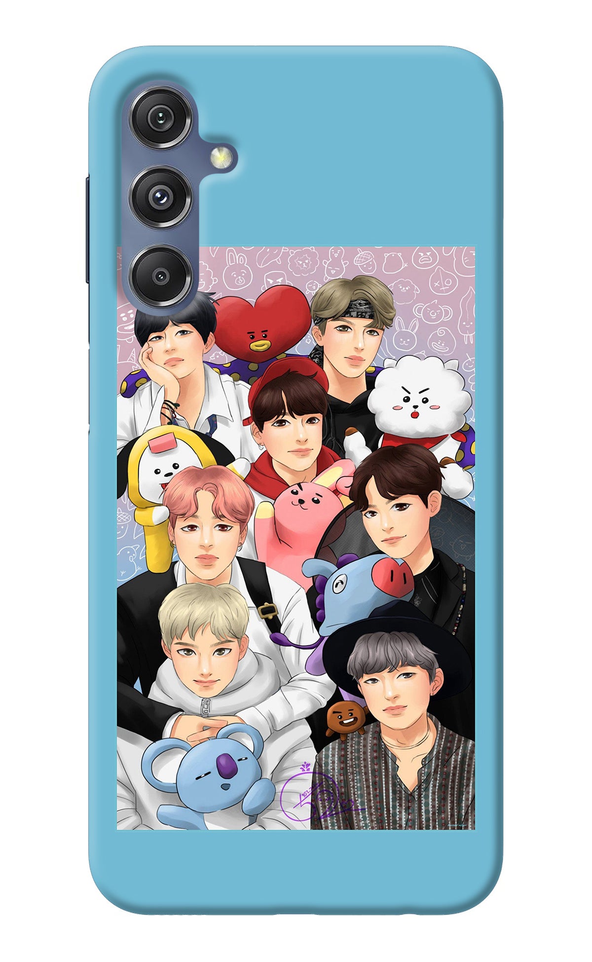 BTS with animals Samsung M34 5G/F34 5G Back Cover