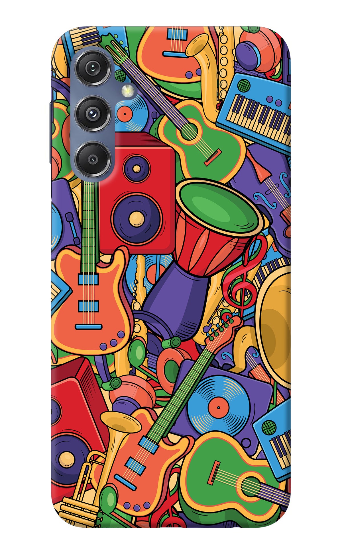 Music Instrument Doodle Samsung M34 5G/F34 5G Back Cover