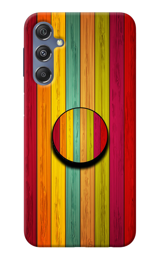 Multicolor Wooden Samsung M34 5G/F34 5G Pop Case