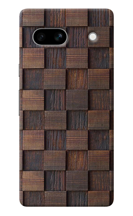 Wooden Cube Design Google Pixel 7A Back Cover