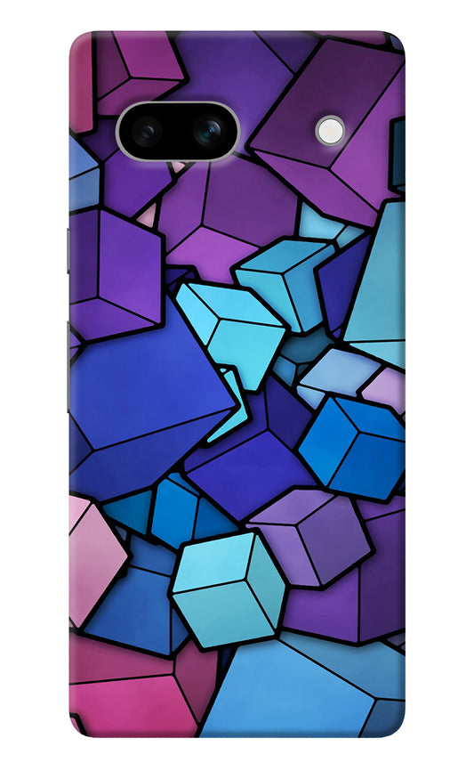Cubic Abstract Google Pixel 7A Back Cover