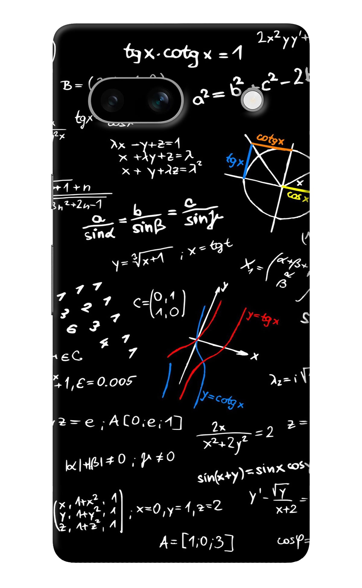 Mathematics Formula Google Pixel 7A Back Cover