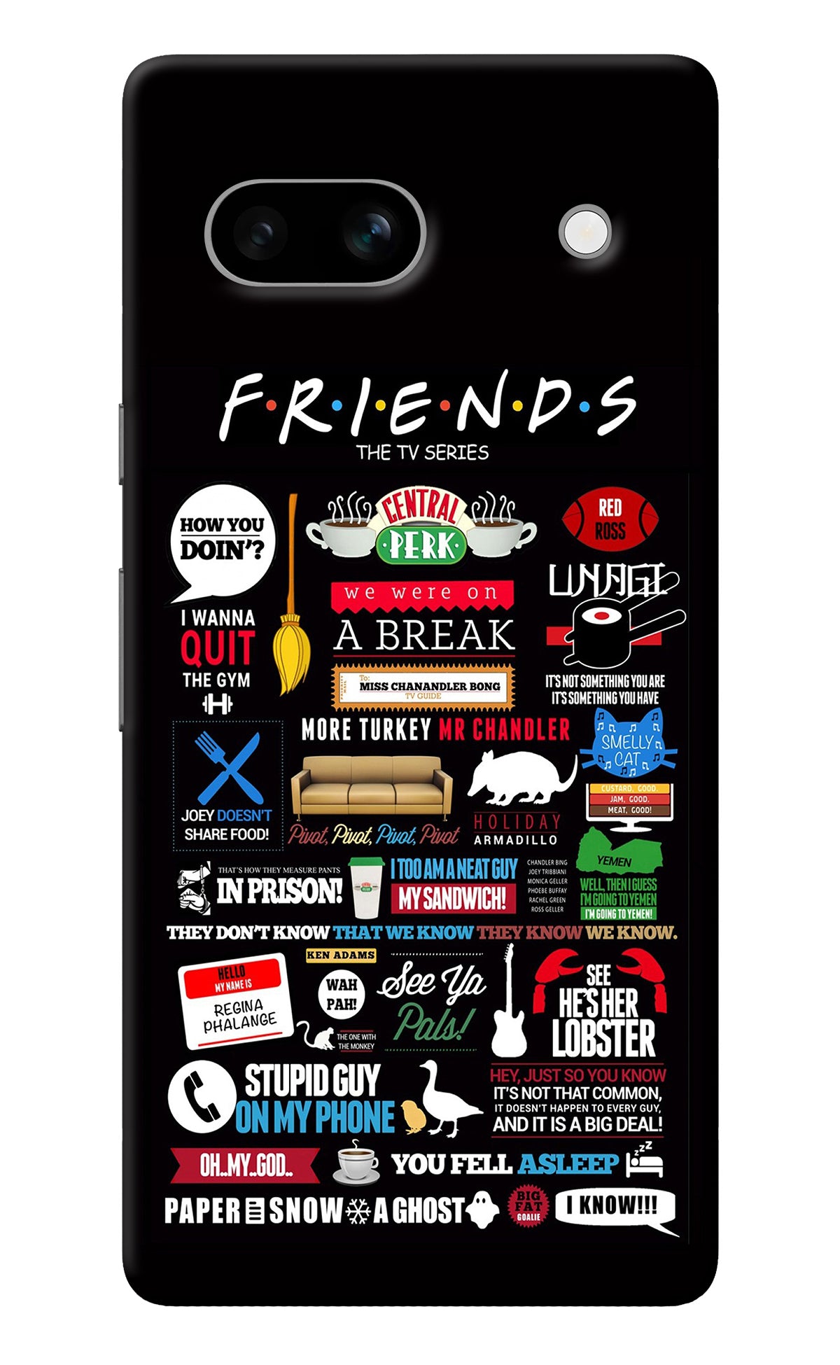 FRIENDS Google Pixel 7A Back Cover