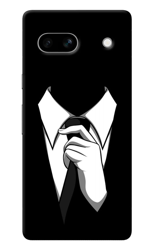 Black Tie Google Pixel 7A Back Cover