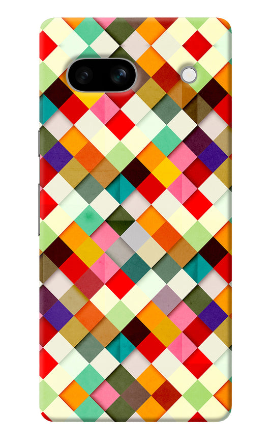 Geometric Abstract Colorful Google Pixel 7A Back Cover