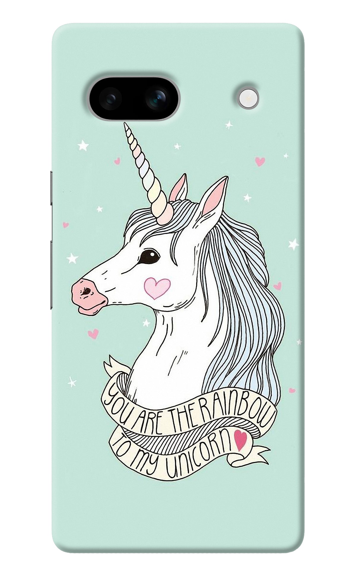 Unicorn Wallpaper Google Pixel 7A Back Cover