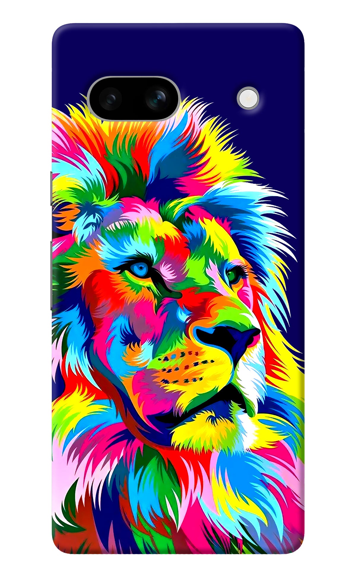 Vector Art Lion Google Pixel 7A Back Cover