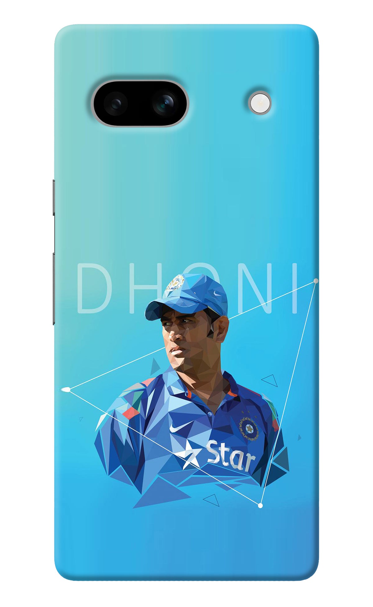 Dhoni Artwork Google Pixel 7A Back Cover