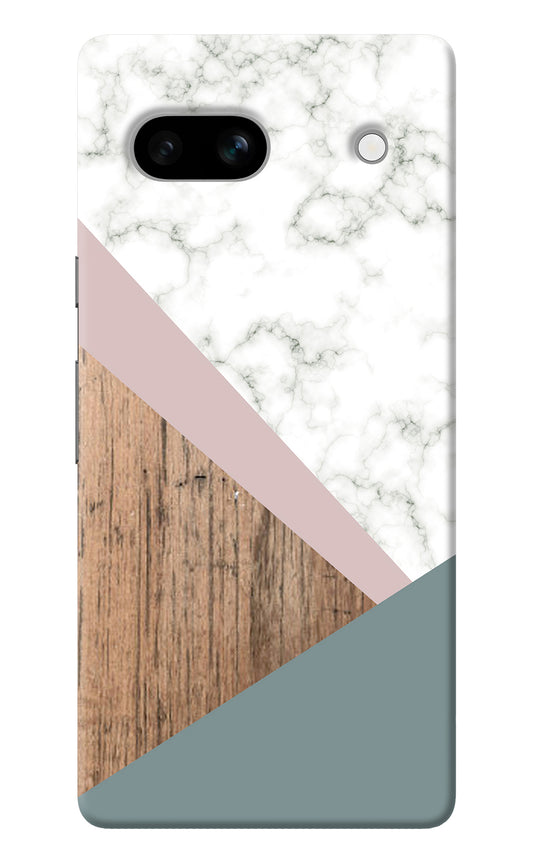 Marble wood Abstract Google Pixel 7A Back Cover