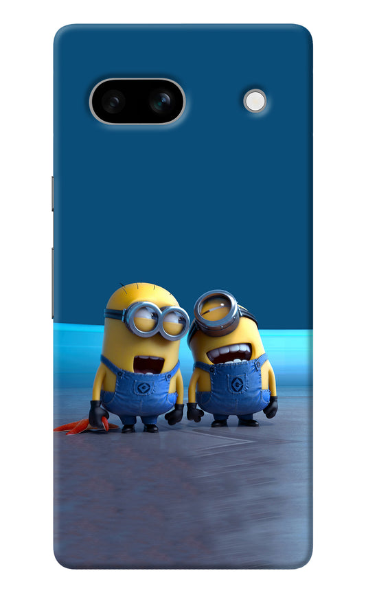 Minion Laughing Google Pixel 7A Back Cover
