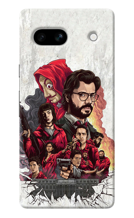 Money Heist Artwork Google Pixel 7A Back Cover