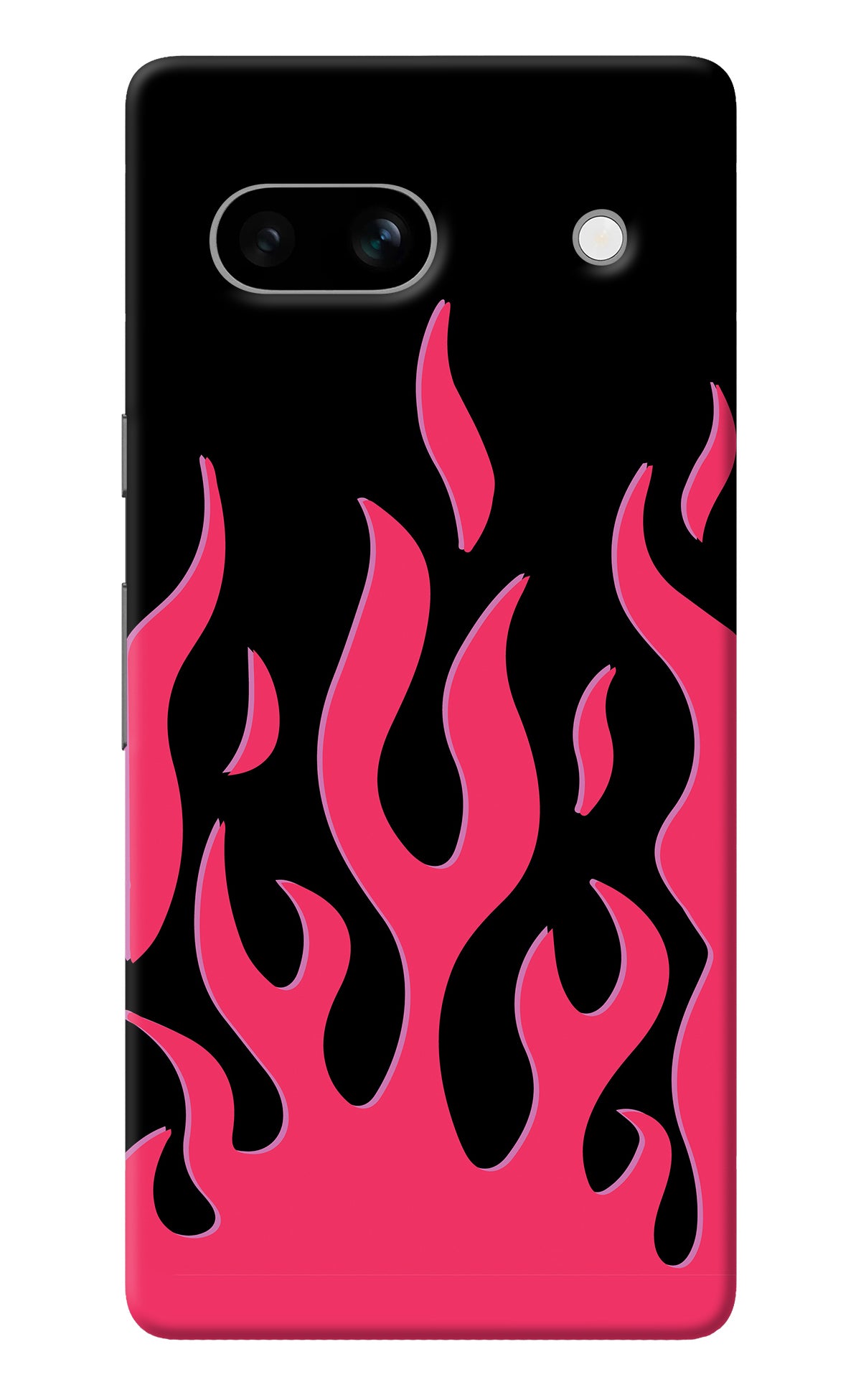 Fire Flames Google Pixel 7A Back Cover