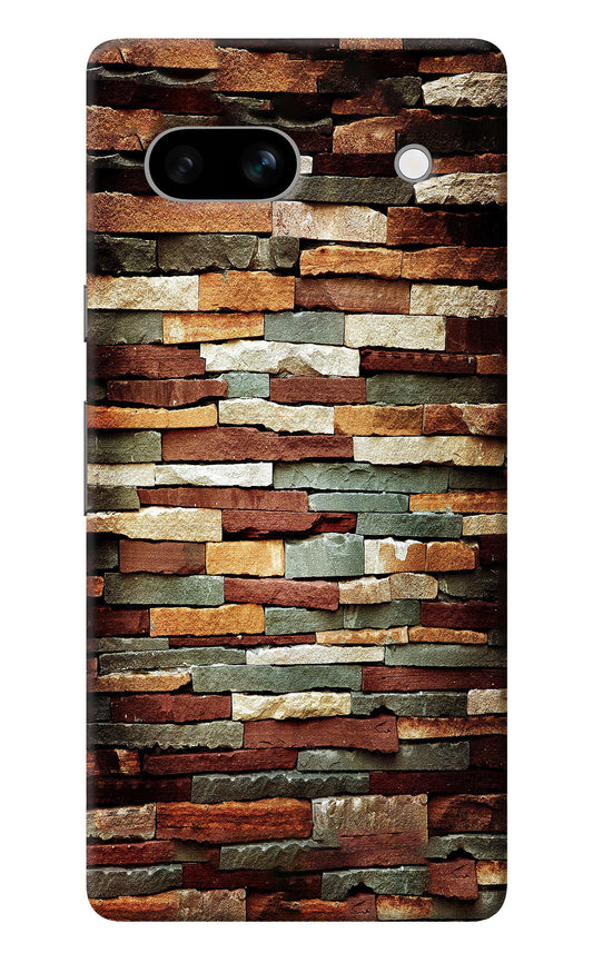 Bricks Pattern Google Pixel 7A Back Cover