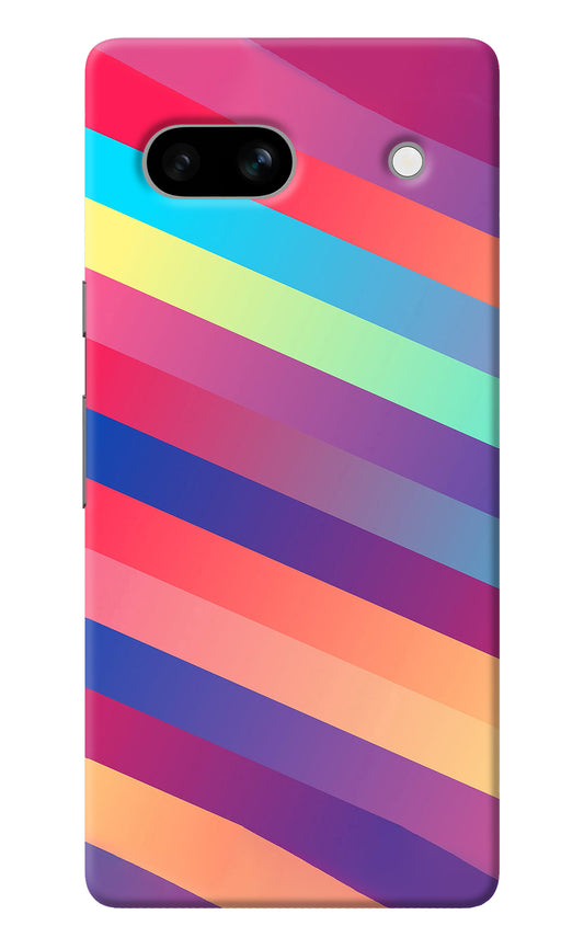 Stripes color Google Pixel 7A Back Cover