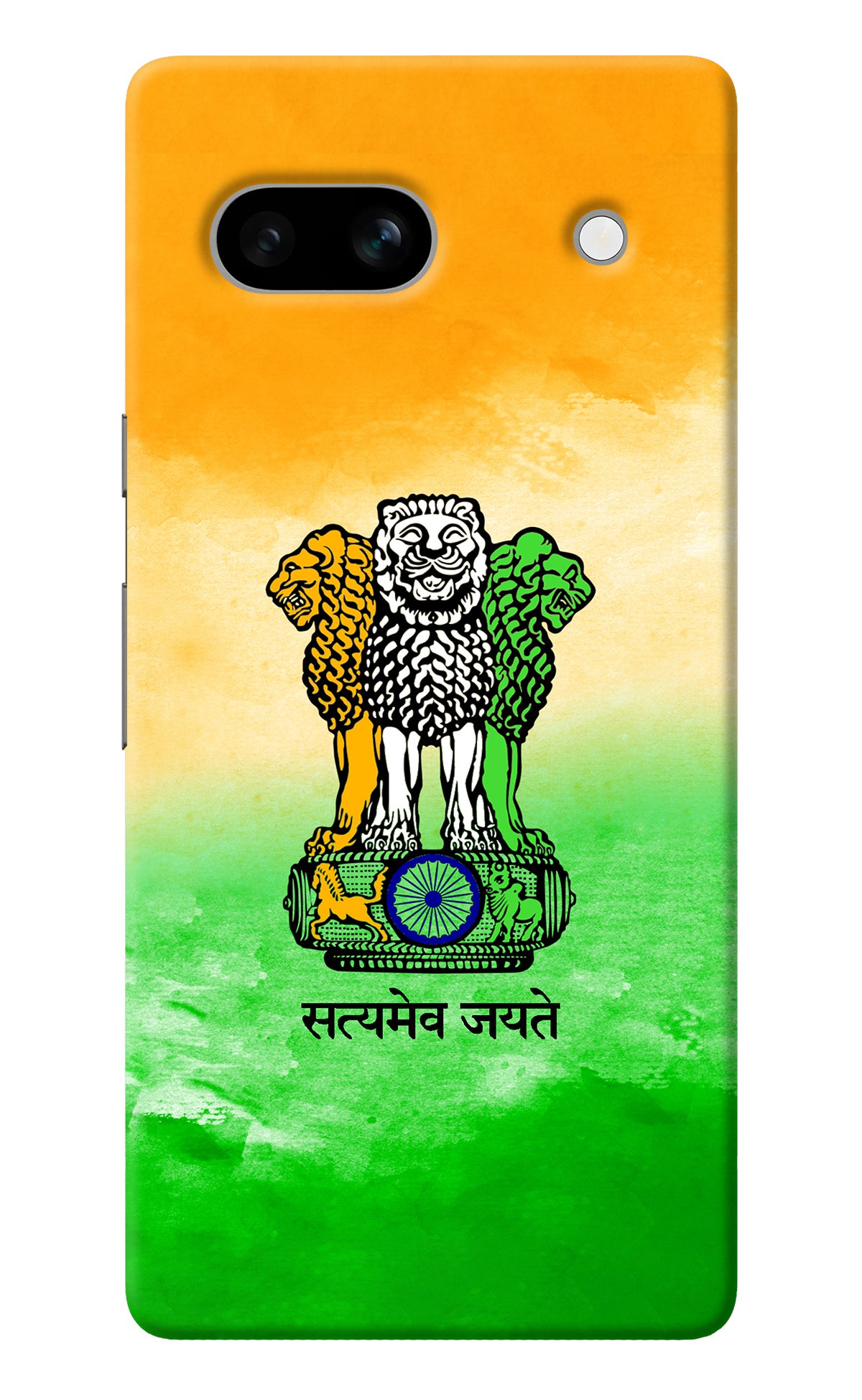 Satyamev Jayate Flag Google Pixel 7A Back Cover