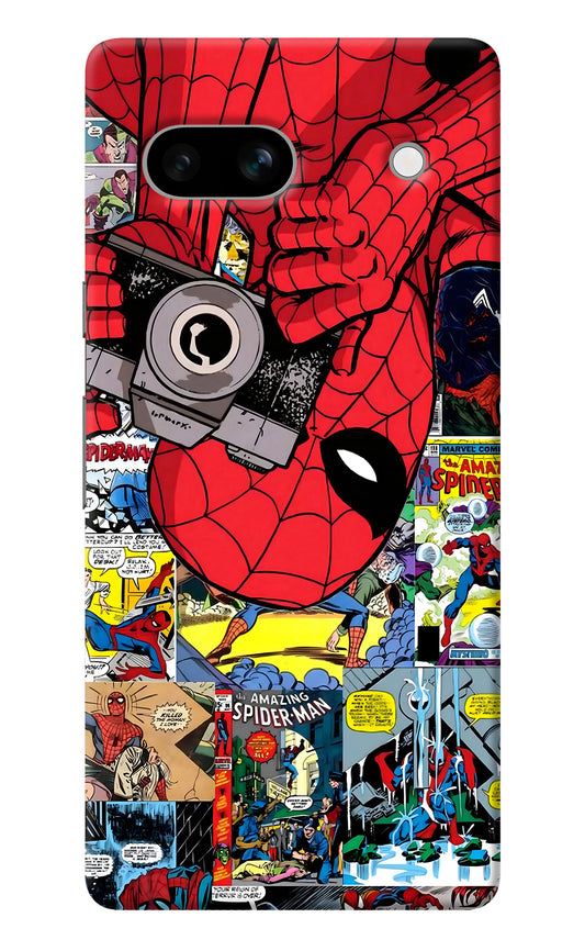 Spider Man Google Pixel 7A Back Cover