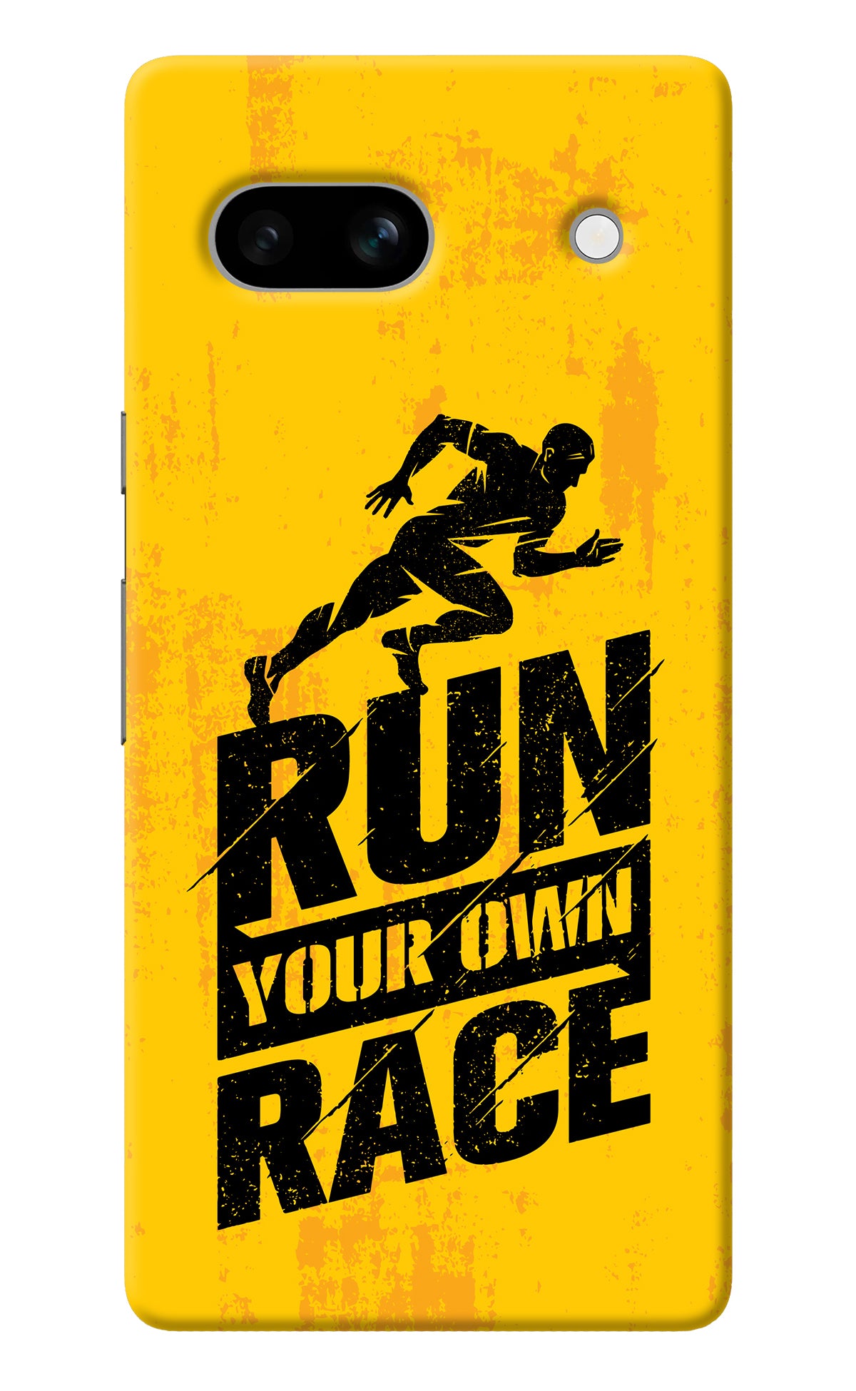 Run Your Own Race Google Pixel 7A Back Cover